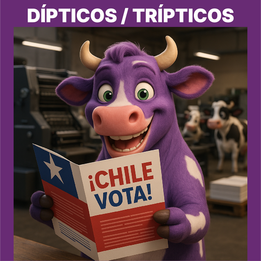 10.000 Dípticos/Trípticos a $59 c/u, 21x27 cms (1/Carta)