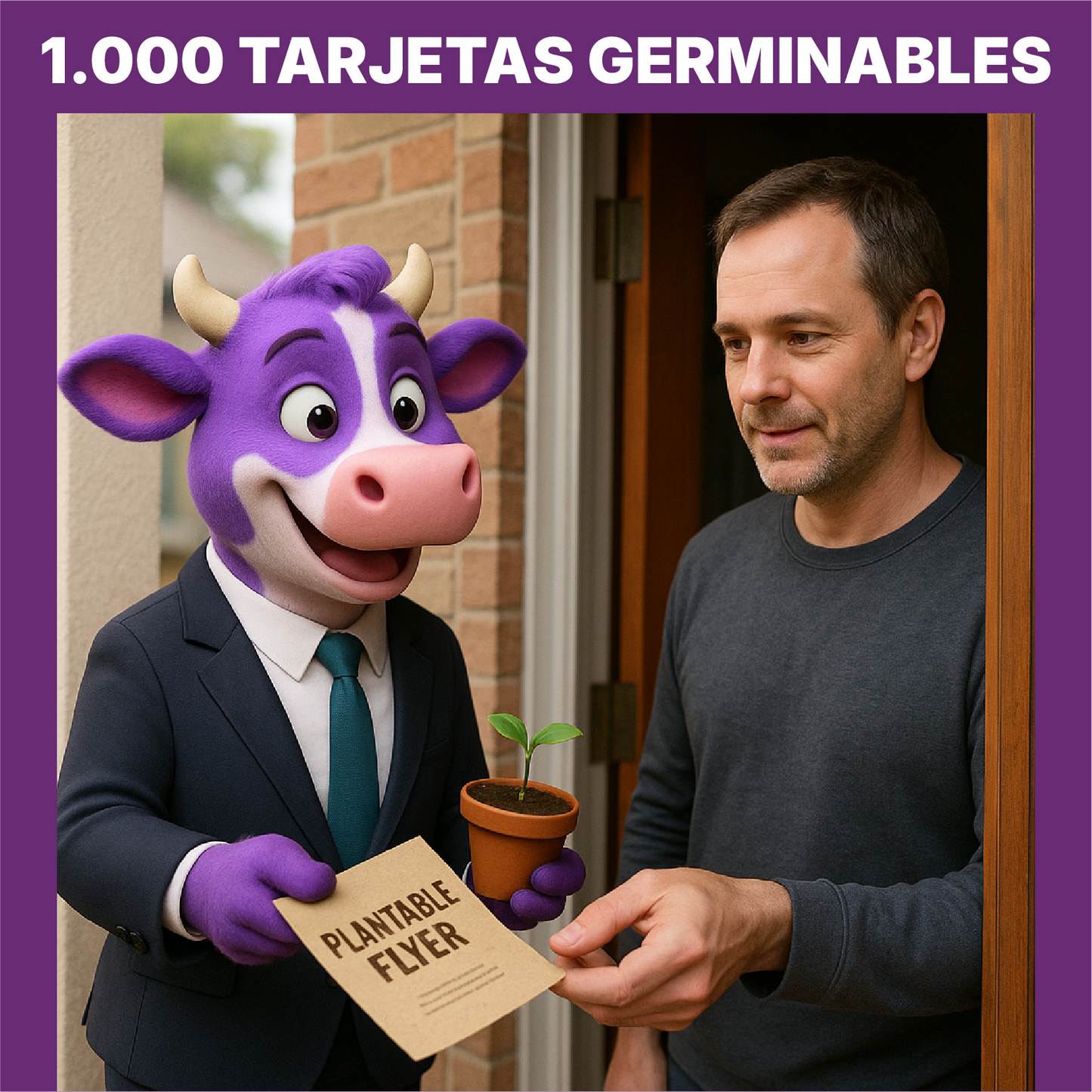 3.000 Tarjetas de Presentación Germinables/Plantables a $149 c/u